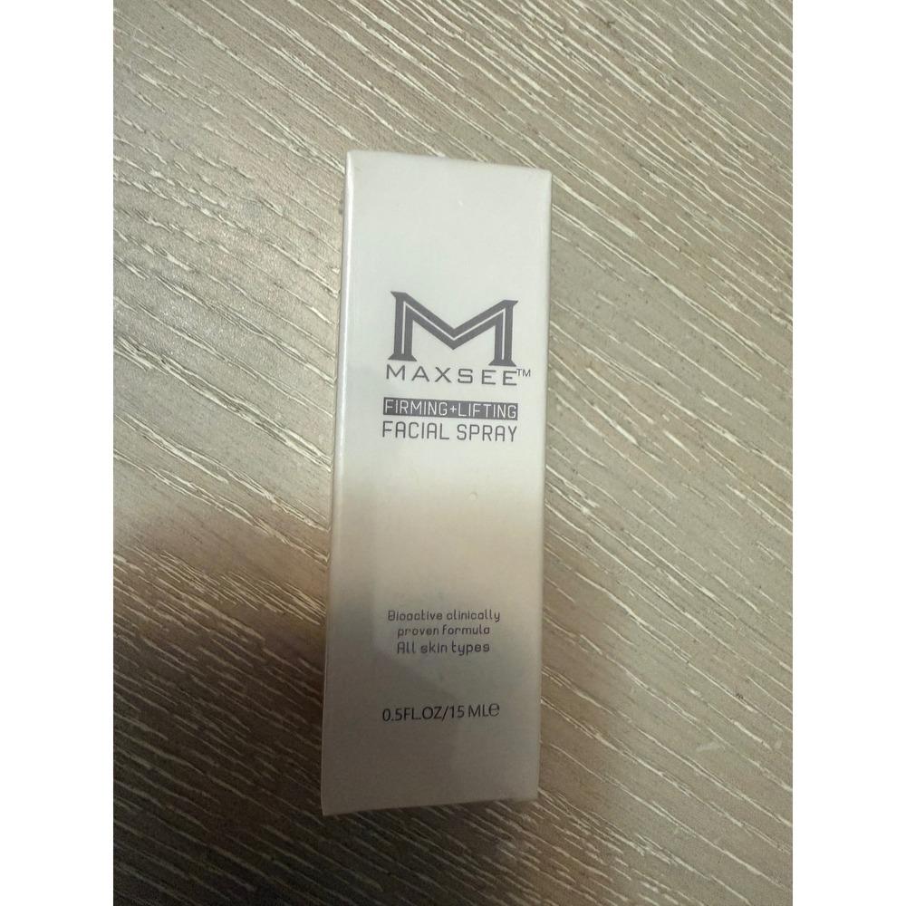 Maxsee Firming Lifting Facial Spray 0.5oz 15ml Bioactive Formula All Skin Types